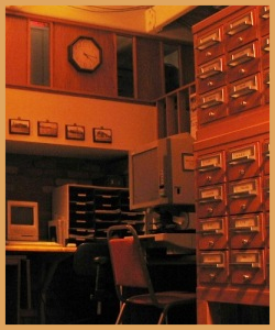 The Crow Wing County Historical Society research library.