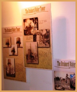 The Brainerd Water Tower display, volunteer designed.